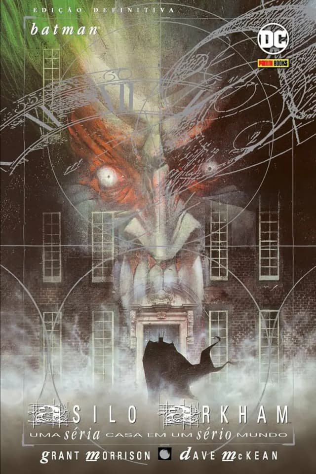 Capa de Batman: Arkham Asylum — Uma Séria Casa Numa Terra Séria