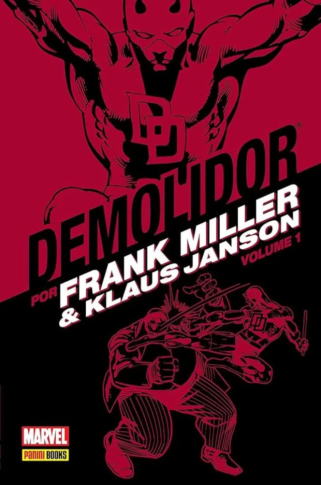 Capa de Demolidor por Frank Miller e Klaus Janson — Vol. 1