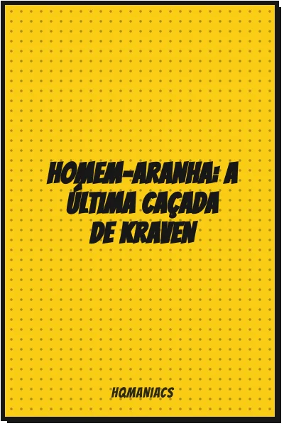 Capa de Homem-Aranha: A Última Caçada de Kraven