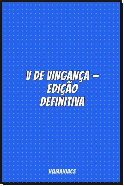 Capa de V de Vingança — Edição Definitiva