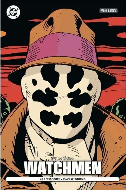 Capa de Watchmen — Edição de Bolso (Capa Cartão)